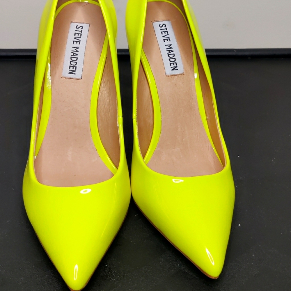 Steve Madden Neon Green Heels